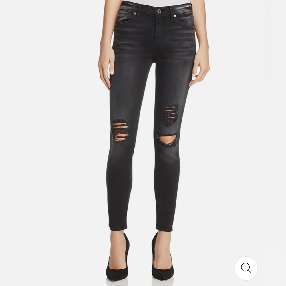 7 for All Mankind grey jeans